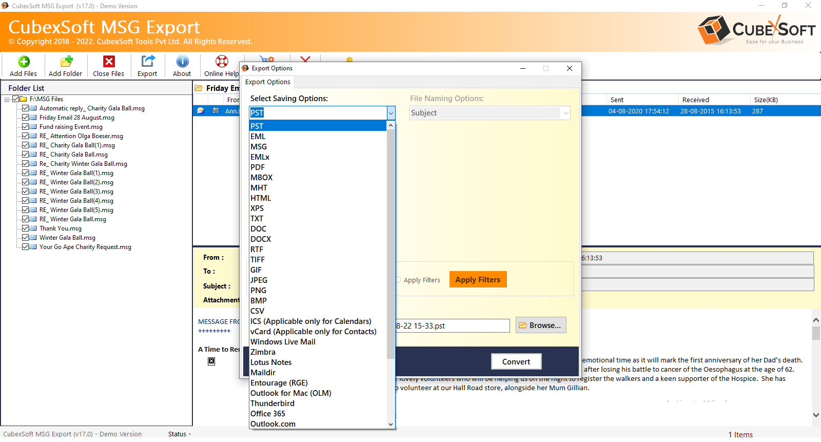 Move Outlook OST File 2016 2.1